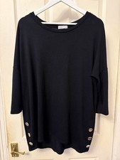 Ladies Matalan Papaya Black Top Size XL