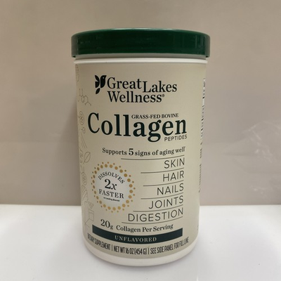 #ad Great Lakes Wellness Collagen Peptides Powder for Skin Hair Nails 16 Oz New $29.88