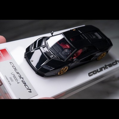 MakeUp 1:43 Lamborghini Countach LPI800-4 Black EM740J Limited Diecast Car Model
