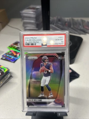 2024 Prizm Caleb Williams Rookie Silver Prizm PSA 10
