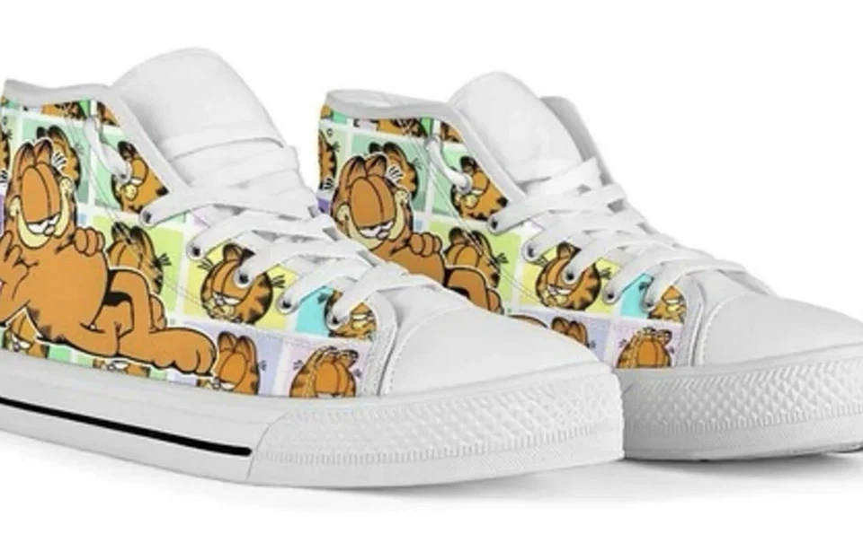 Garfield Zapatos de caña alta Lazy Garfield and Friends Unisex Zapatillas altas EU 39 Foto 2 de 4