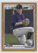 2020 Bowman Prospects Gold 15/50 Ryan Rolison #BP-137 he0