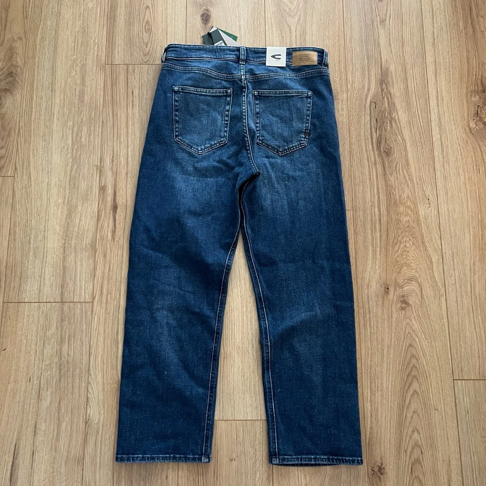 Camel Active Houston Straight Fit Jeans, Azul, Tamaño 29/30 - Imagen 3 de 4