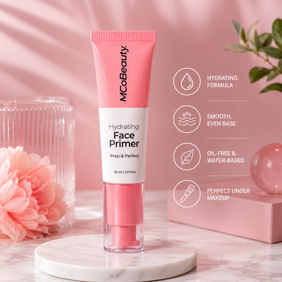 MCoBeauty Hydrating Face Primer Water Based Oil-Free Gel 30ml, New, Sealed