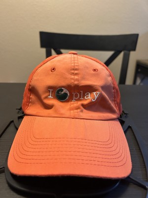 Sony Ericsson Open I Love Play Orange Strapback Adjustable Hat Cap Unisex OS