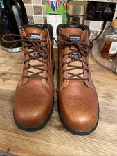 Skechers Workshire Brown Boots Safety Leather SB