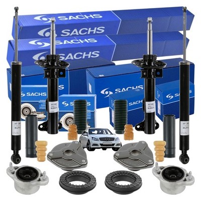 4x SACHS Stoßdämpfersatz vorne hinten Mercedes W204 C180 C200 C220 C280 C350