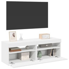 TV Schrank mit LED Lowboard Fernsehschrank Fernsehtisch Holzwerkstoff vidaXL