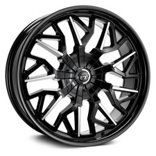 Vct Cyclone Wheel 20x8.5 40 5x120.65 73.1 Black Single Rim