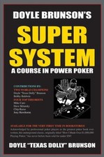 Doyle Brunson's Super System Paperback Doyle Brunson