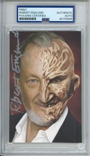 ROBERT ENGLUND SIGNED PHOTOGRAPH FREDDY KRUEGER PSA DNA COA AUTOGRAPH Elm Street
