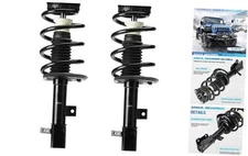 172509 172510 Front Struts Shocks w/Coil Springs for 2009-2019 Dodge Journey 