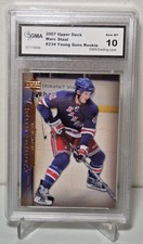 Marc Staal 2007-08 Upper Deck Young Guns Rookie Card #234 Graded GMA 10 Gem MT. rookie card picture