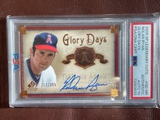 2005 SP Upper Deck Legendary Cuts Nolan Ryan GLORY DAYS Numbered /399 Auto 10