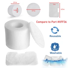Foam & Felt Filter Set Fits Shark NV42, NV36, UV410, NV44, NV46 # XFF36