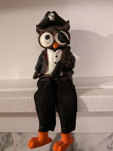Pirate Owl Halloween Decoration