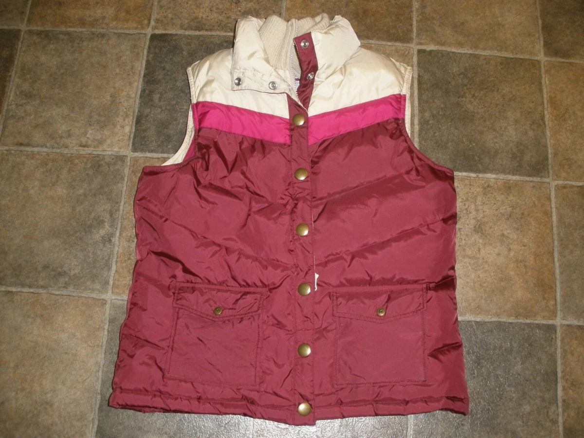 Old navy maroon vest sale