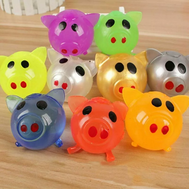 Decompression splat toy pig sales