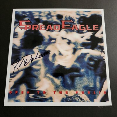 FS - Spread Eagle Rob DeLuca Signed 8.5x8.5 Photo