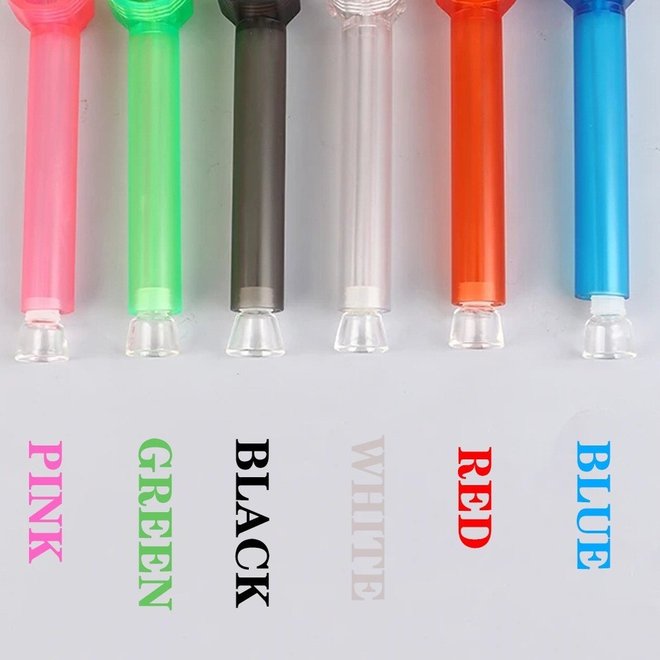 random color Portable Hookah Screw on Bottle Converter Water Glass Bong