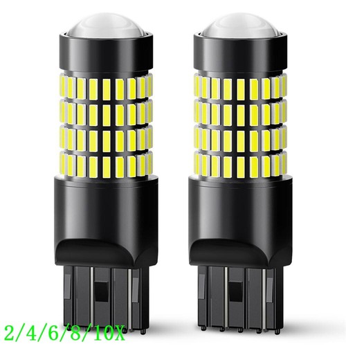 10X T20 Blanco 7443 7440 5630 33-SMD LED Domo Mapa Coche
