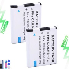 2x Battery for Canon NB-11L A2400 IS A2500 A2600 A3400 IS A3500 IS A4000