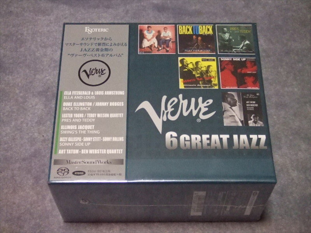 Verve 6 Great Jazz Esoteric SACD Hybrid Box Set 6 Discs ESSV-90163 