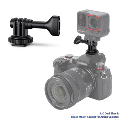 Cold Shoe Tripod Mount Adapter 1/4-20 for DJI Osmo 360 pro GoPro Hero  13 12