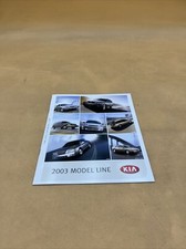 2003 KIA MODEL LINE SALES BROCHURE CATALOG BOOKLET