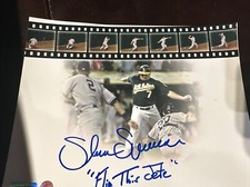 Shane Spencer Signed Flip Play 8x10 Inscribed “flip This Jete”36/50