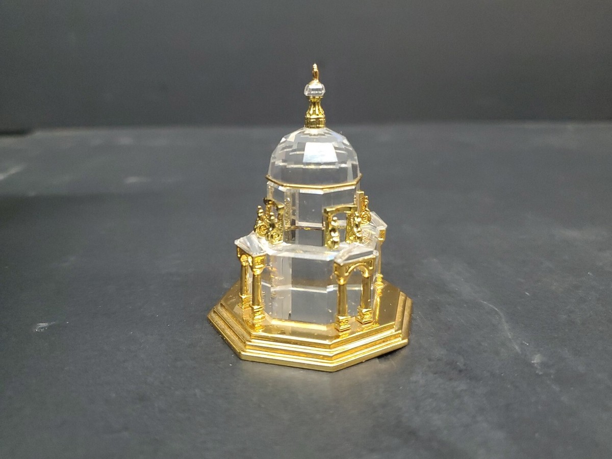 Swarovski figurine Gold Journey's Cathedral Temple 243448 Crystal