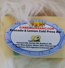 AVOCADO AND LEMON COLD PRESS SOAP BAR