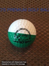 PING GOLF BALL-GREEN/WHITE PING EYE 4 2.....9/10....WITH TRICK SHOT ARTIST LOGO