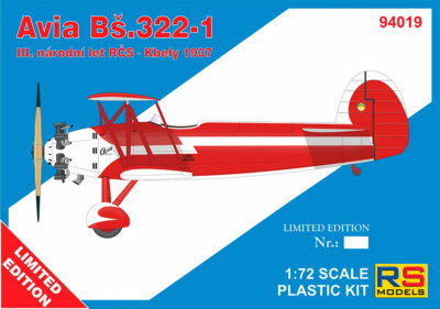 RS Models 1/72 Czechoslovak Avia Bs.322.1 [Limited Edition]