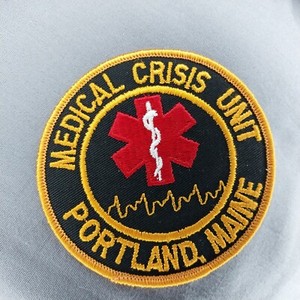 Medical Crisis Unit Portland ME Maine 4" Round Patch
