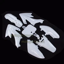 White Fairing Plastic Kit For SDG SSR Chinese CRF XR 50 Pit Dirt Bike 50cc-160cc