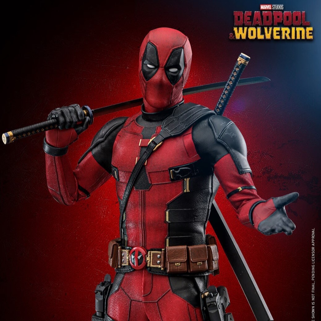 1/6 Scale Deadpool & Wolverine: Deadpool Figure Hot Toys