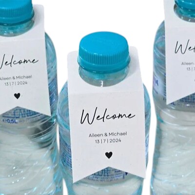 Personalisierbare Wasserflaschenetiketten für Ihre Veranstaltung
