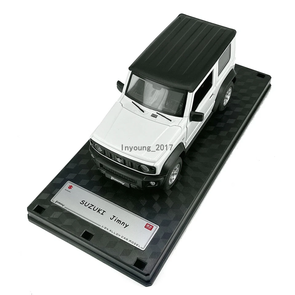 1/24 Suzuki Jimny Modelo Coche Diecast Coches de Juguete 2 Puertas Abiertas Pull Back Colección Foto 4 de 4