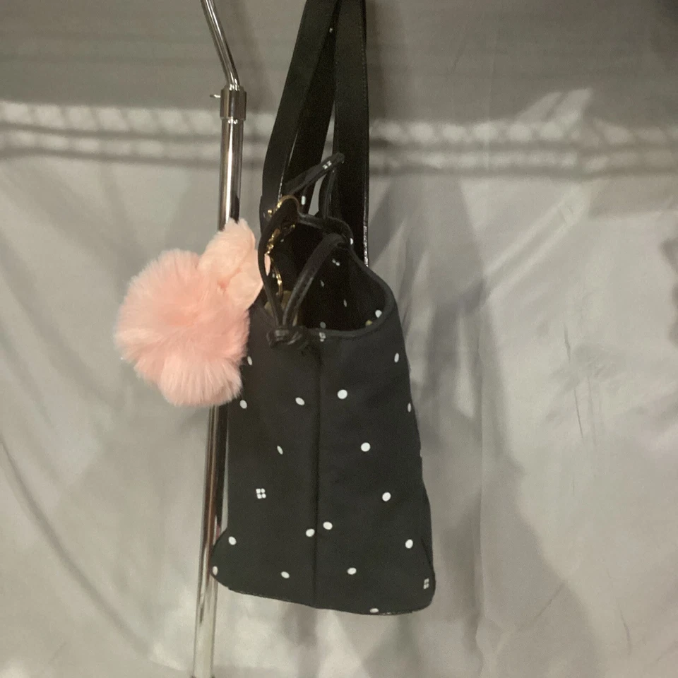 Kate Spade Vintage Black & White Polka Dot Satchel Bag EUC 88 - Image 4 of 4