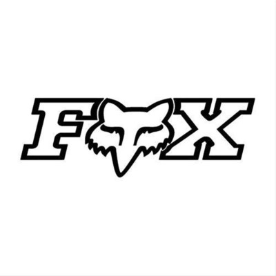 Open Box Fox Racing Offroad MotoX Racing F-Head-X 18  TDC Sticker Black