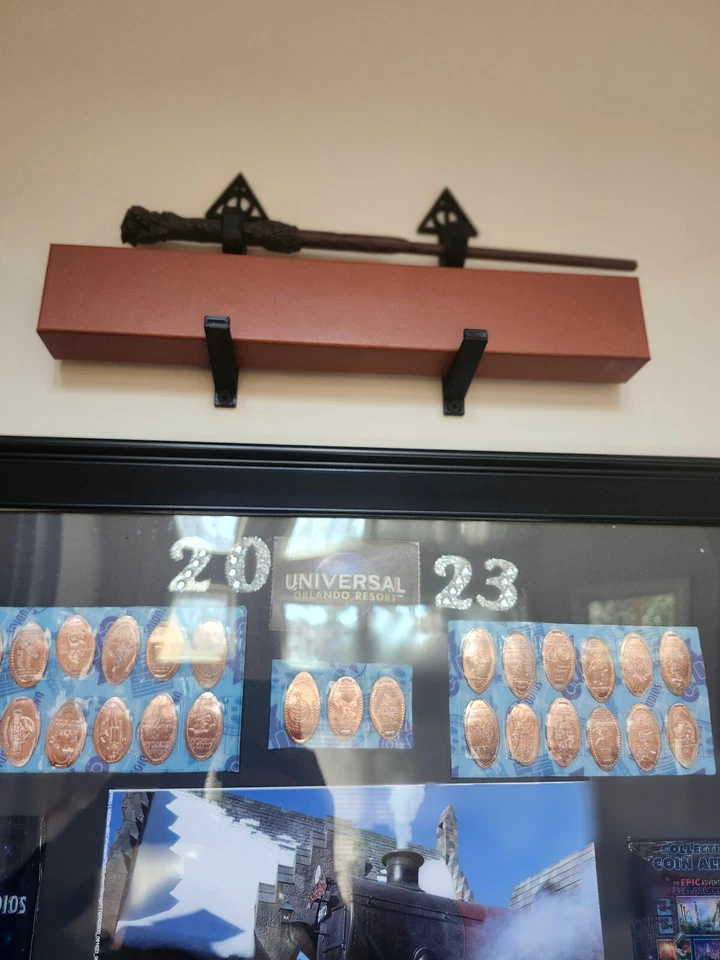 Ganchos de montaje en pared varita flotante para varitas y cajas mágicas 1 juego es 2 ganchos Foto 3 de 4