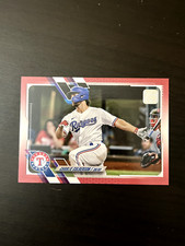 Charlie Culberson 2021 Topps Update Series Mother's Day Pink /50 #US230 Rangers