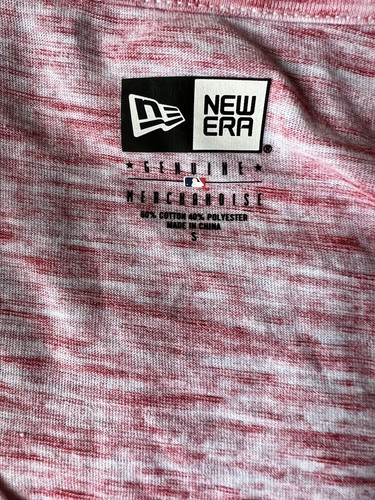 New Era St. Louis Cardinals Jersey Solid V-Neck T-Shirt Red Women's S - Picture 2 of 4