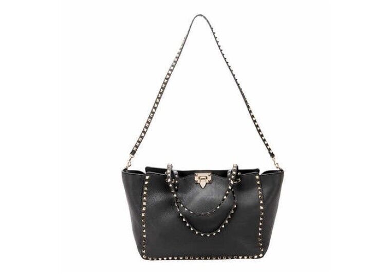 Valentino Rockstud Satchel Black (WW0B0970VSF) RETAILS Valentino Rockstud Satchel Black (WW0B0970VSF) RETAILS