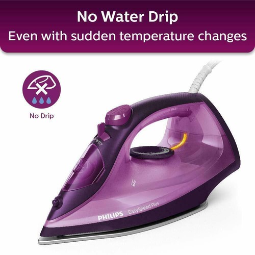 Philips Easy Speed Plus Steam Iron GC2147/30 Of2400W Power With CeramicSoleplate - Picture 4 of 4