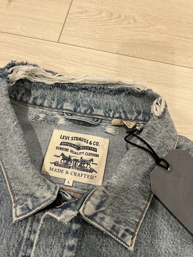 Rare Levi’s Levis Made & Crafted Premium Quality Oversized LMC Big E Jacket L image 5