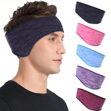 Winter Ear Warmer Headband Running Sweatband for Women Men Fleece Ear Cover