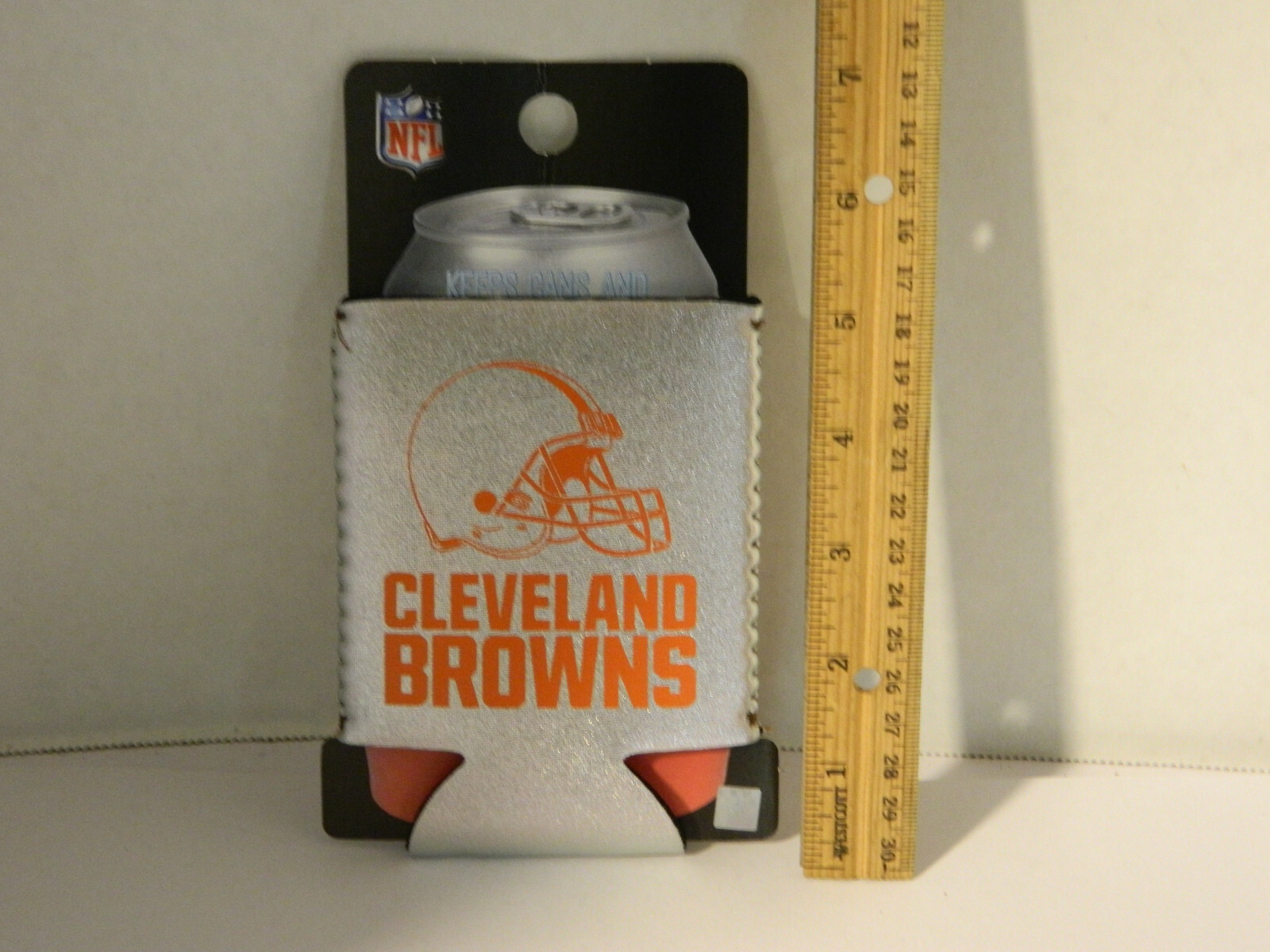 CLEVELAND BROWNS NFL Beer Koozie CAN COOLIE TailGate Party Kolder