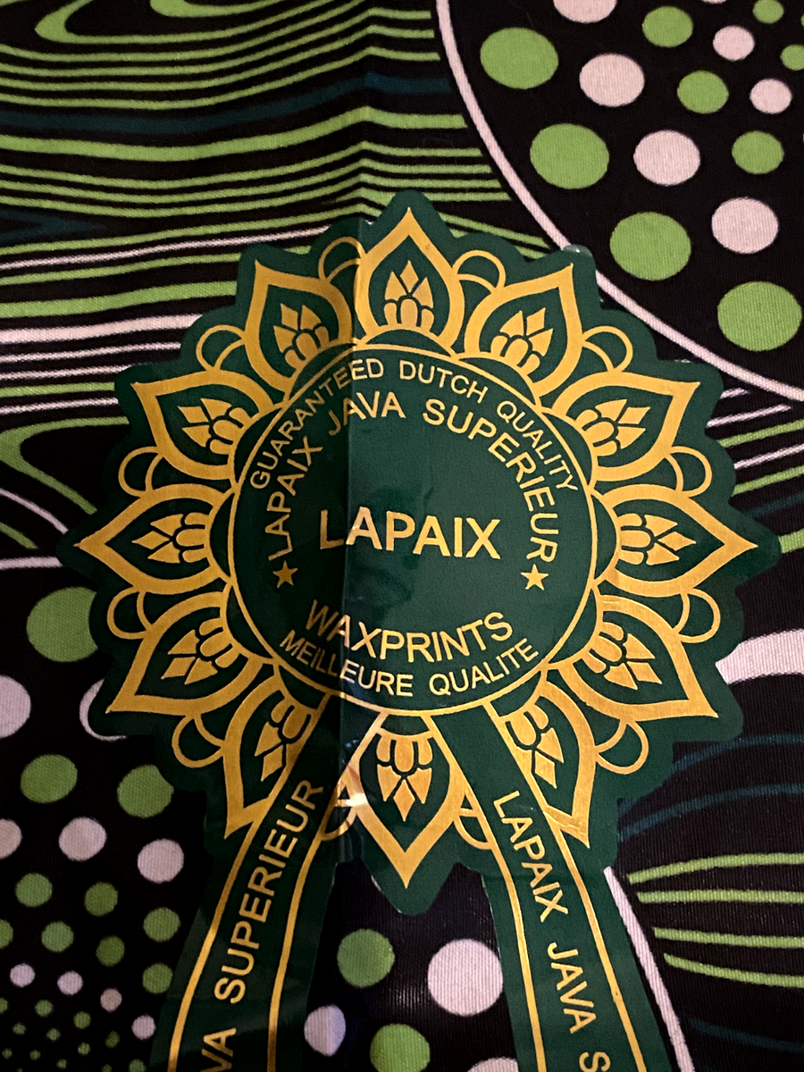 New with label; Lapaix Super Wax Java Block Print Cloth #005233 | eBay